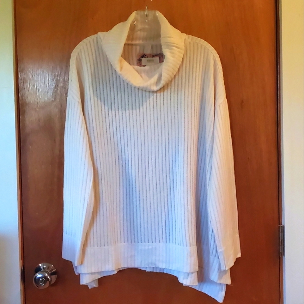 ANTHROPOLOGIE vanna cowl neck pullover